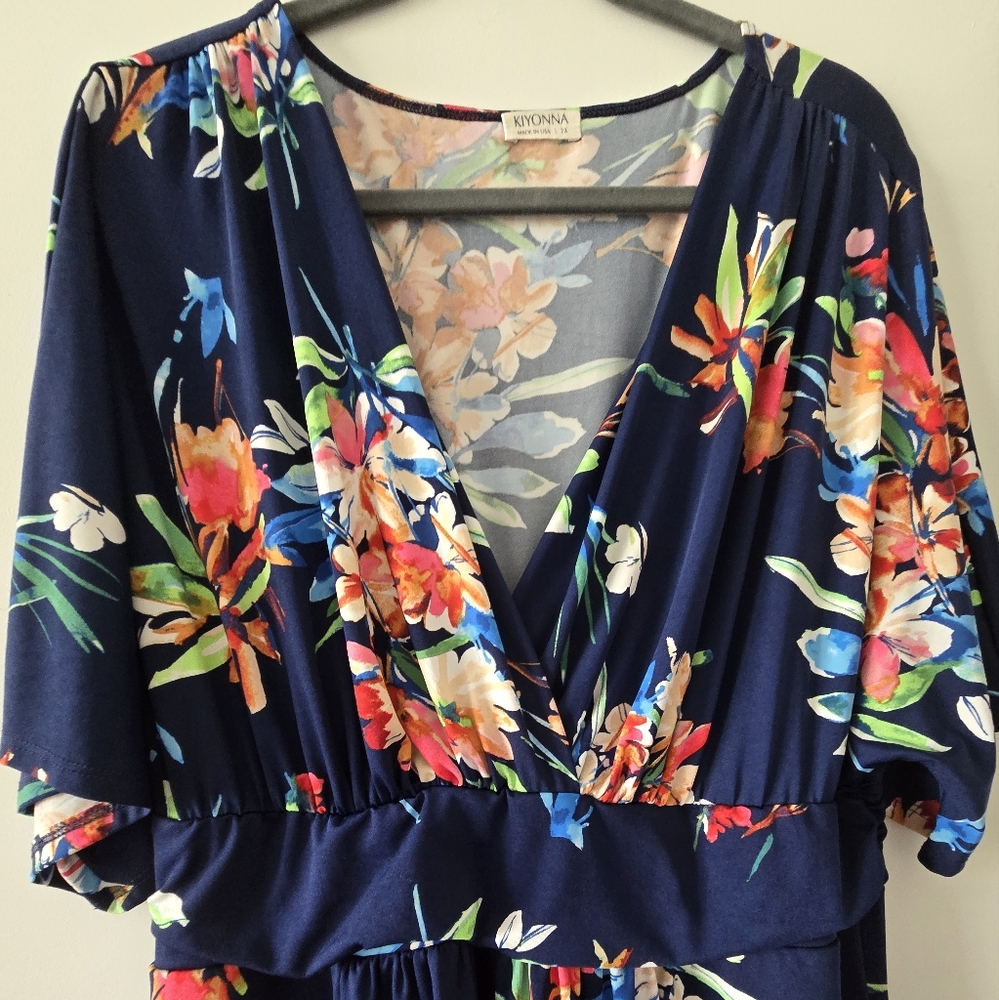 Floral V-Neck Dress